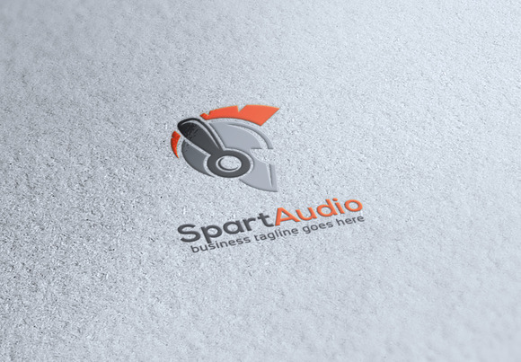 Spartan Audio Logo in Logo Templates - product preview 1