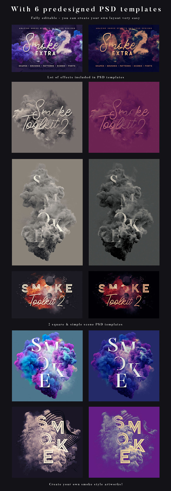 Smoke Toolkit 2 Extra in Graphics - product preview 3