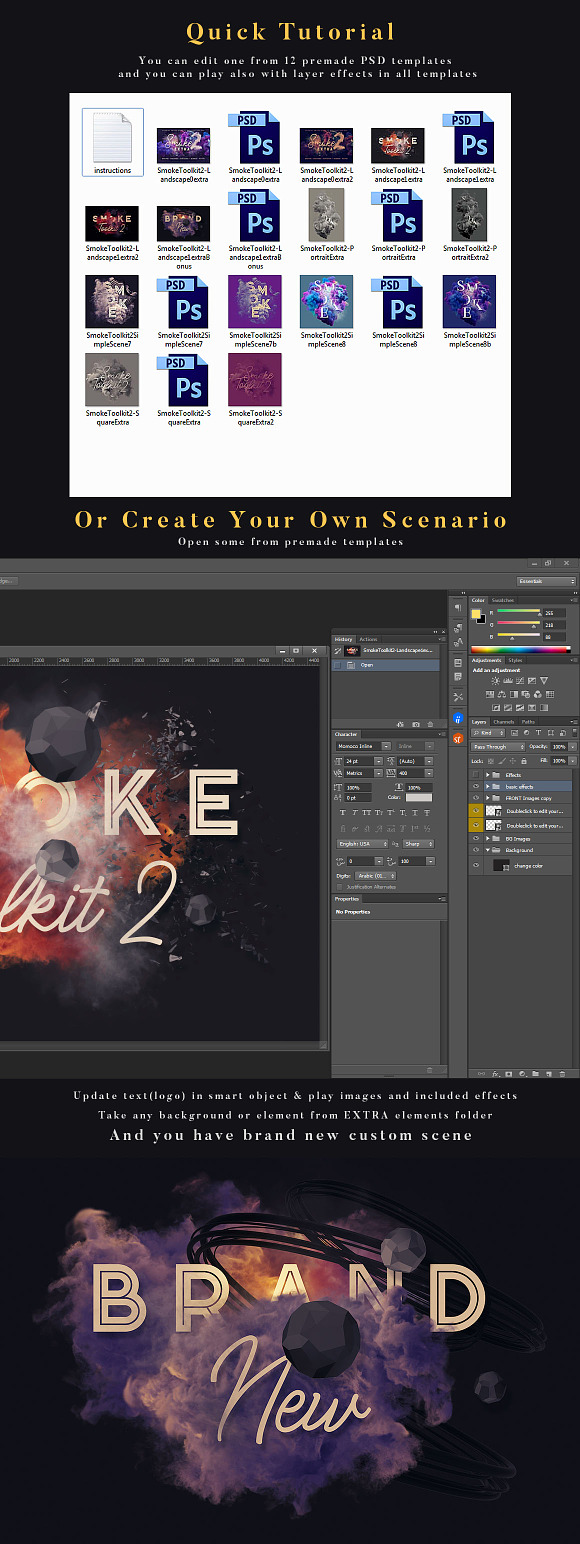 Smoke Toolkit 2 Extra in Graphics - product preview 4