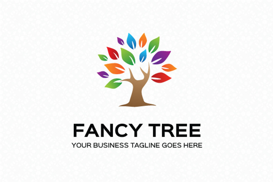Fancy Tree Logo Template in Logo Templates - product preview 8