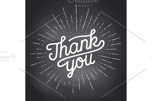 Thank You, Hand lettering Thank You