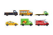 City transport set, truck, school