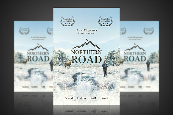 Northern Road - Flyer / Poster in Flyer Templates - product preview 1
