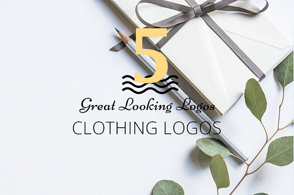 Bundle - 5 Great Clothing Logos in Logo Templates - product preview 7