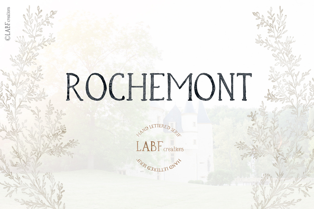 -50% Rochemont. Hand lettered serif in Serif Fonts - product preview 8