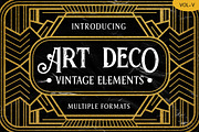 Art Deco Vintage Badges Vol. V