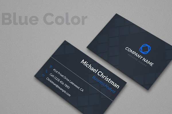 Business Card for Analyst Corporate