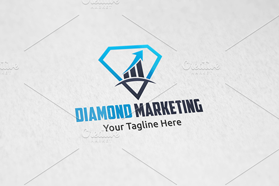 Diamond Marketing - Logo Template in Logo Templates - product preview 8