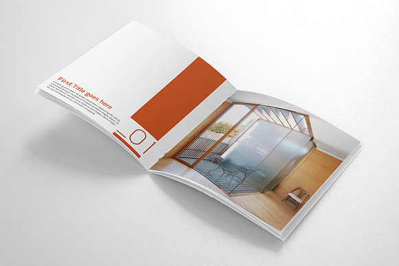 Square Catalogue Portfolio Template in Brochure Templates - product preview 1