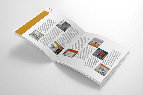 Square Catalogue Portfolio Template in Brochure Templates - product preview 3