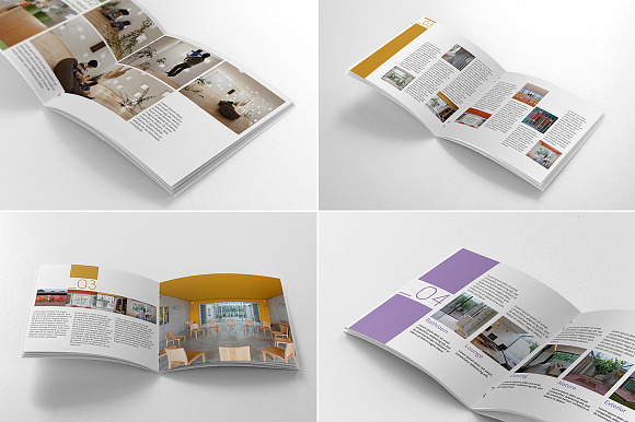 Square Catalogue Portfolio Template in Brochure Templates - product preview 4