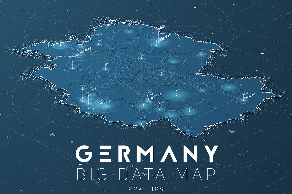 Germany Big Data Map in Objects - product preview 8