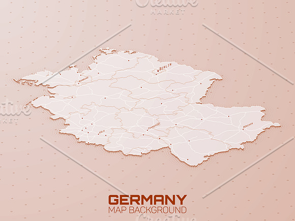 Germany Big Data Map in Objects - product preview 2