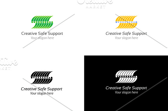 Creative Safe Support Logo in Logo Templates - product preview 3