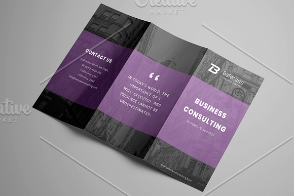 Business Consulting Brochure in Stationery Templates - product preview 1