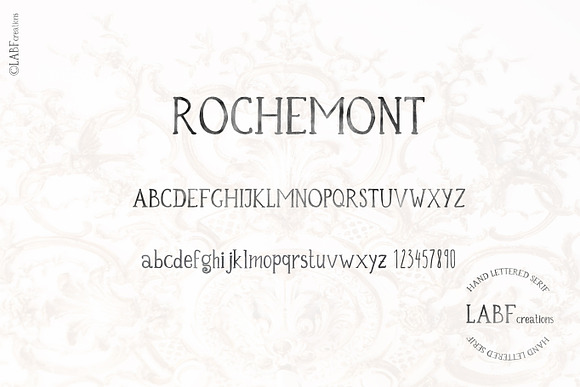 -50% Rochemont. Hand lettered serif in Serif Fonts - product preview 5