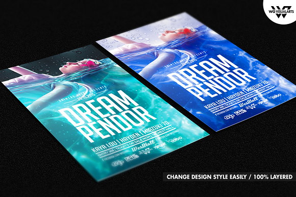 MANGA FANTASTIC Flyer Template in Flyer Templates - product preview 1