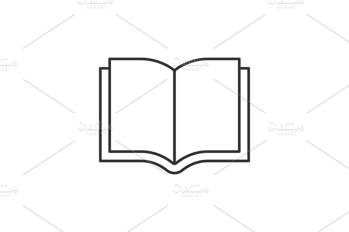 Open book icon in Book Icons - product preview 8