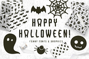 Halloween Fonts and Graphics