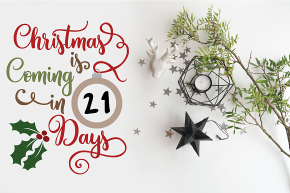 Christmas Countdown SVG Bundle in Illustrations - product preview 4
