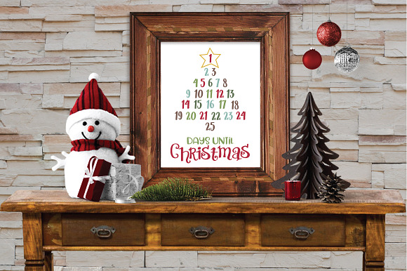 Christmas Countdown SVG Bundle in Illustrations - product preview 10