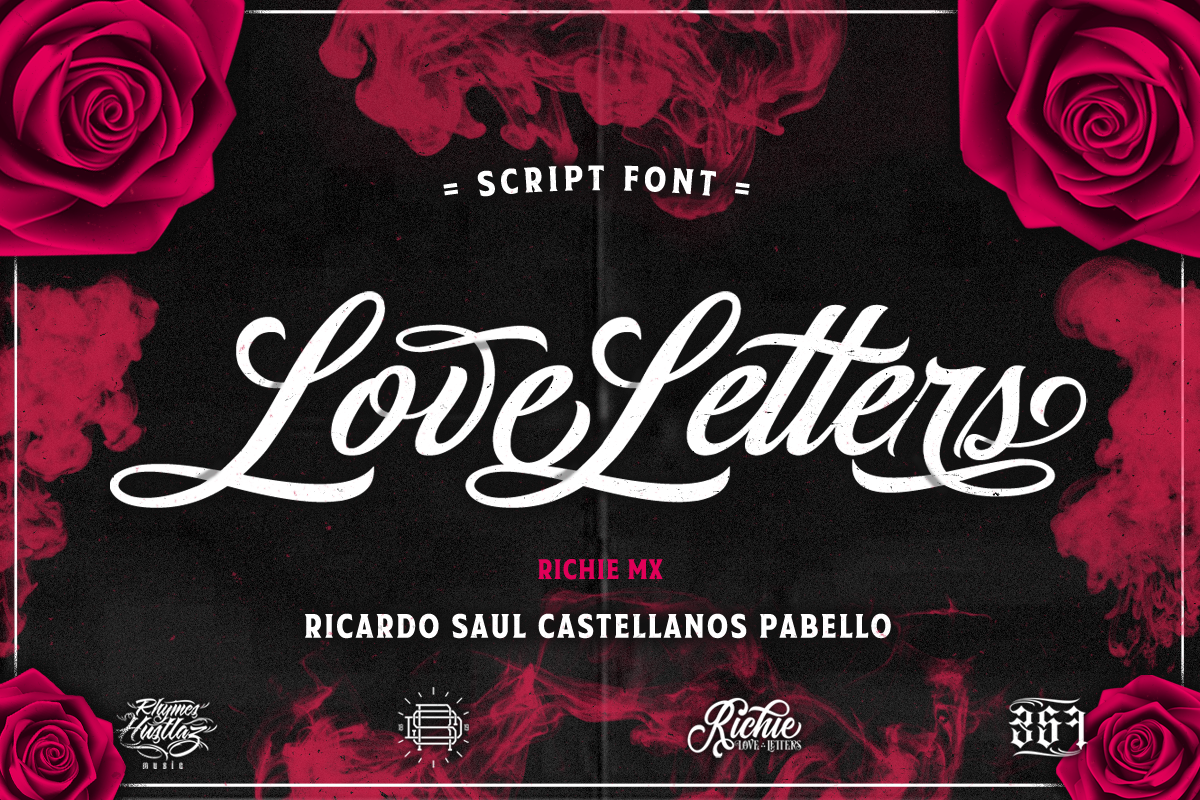 Love Letters (Script Font) in Lettering Fonts - product preview 8