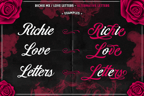Love Letters (Script Font) in Lettering Fonts - product preview 5