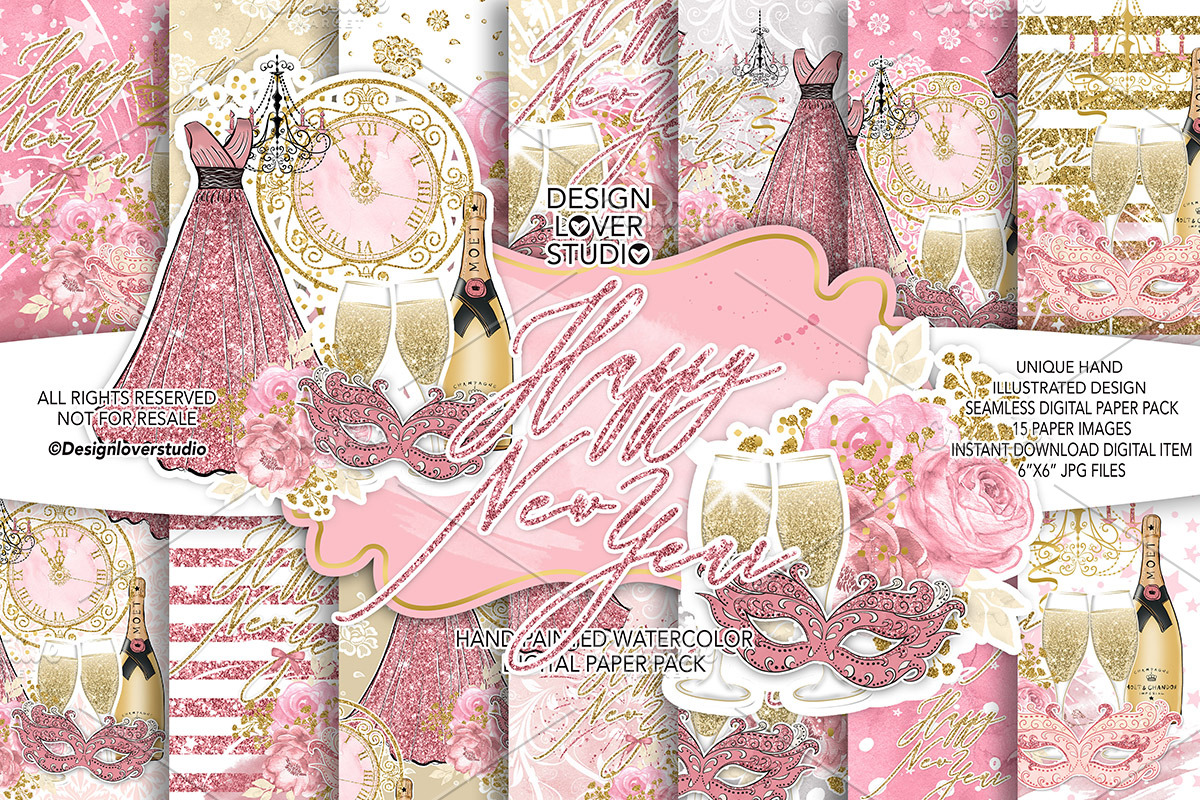 -50% Happy New Year DP pack in Patterns - product preview 8