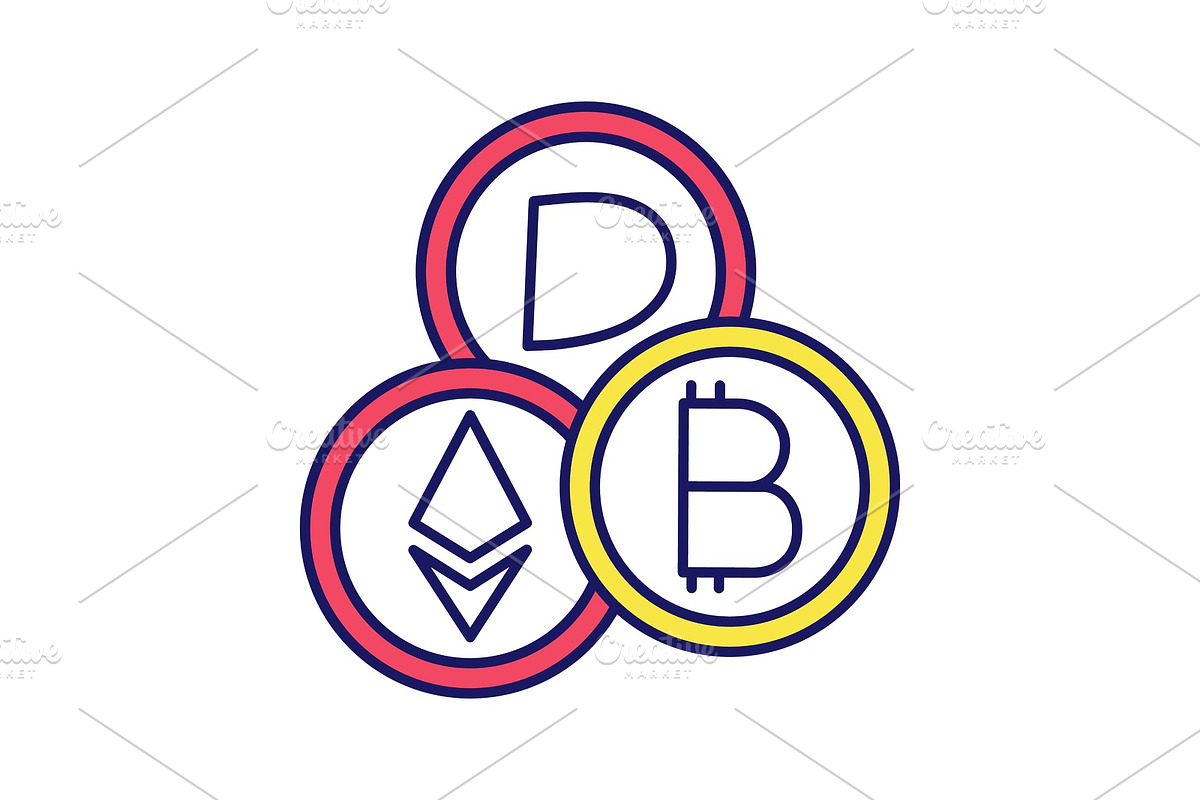 Cryptocurrency color icon in Icons - product preview 8