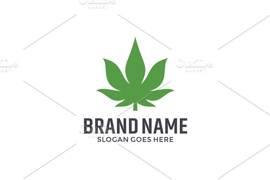Cannabis Logo Template in Logo Templates - product preview 8