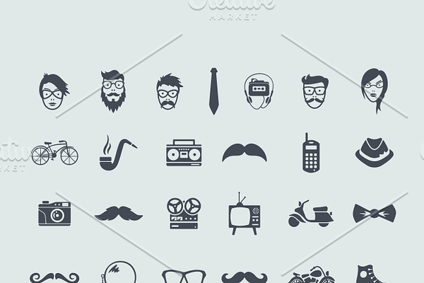 31 hipster icons