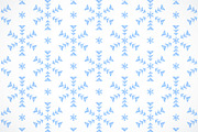Grunge geo snowflakes pattern