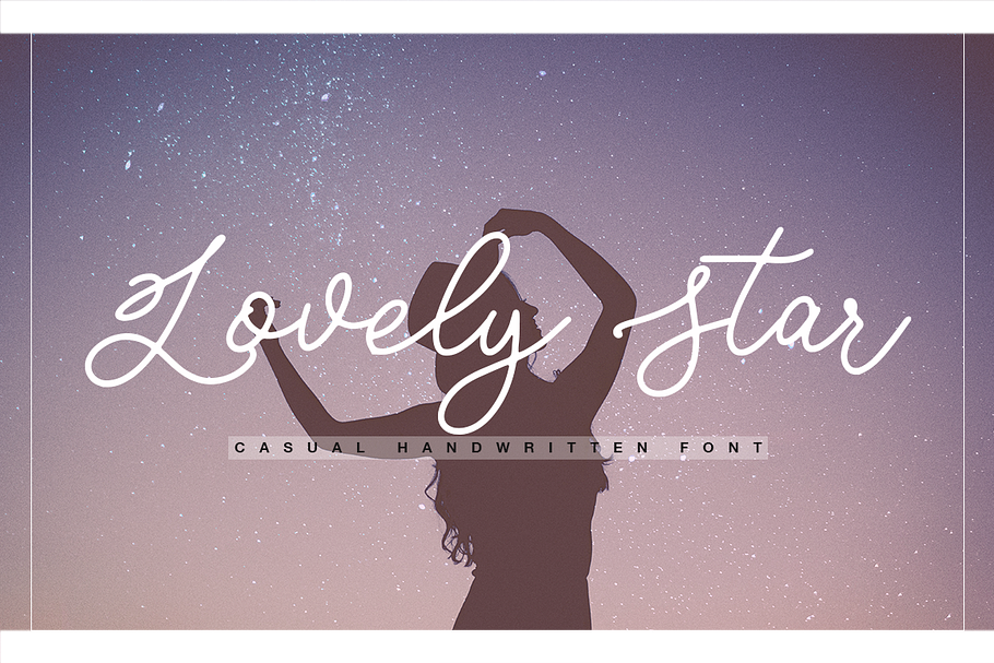 Lovely Star in Script Fonts - product preview 8