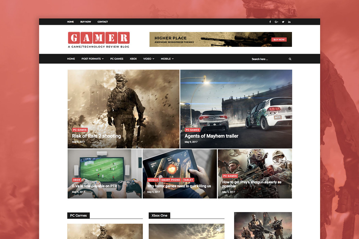 Gamer - Gamers/Tech WordPress Theme in WordPress Magazine Themes - product preview 8