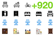 SMASHICONS - 920+ Households Icons -