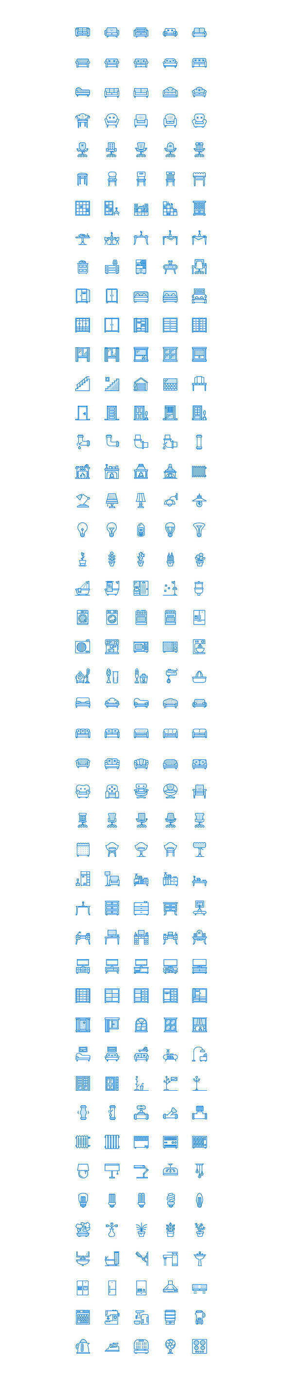 SMASHICONS - 920+ Households Icons - in Illustrations - product preview 3