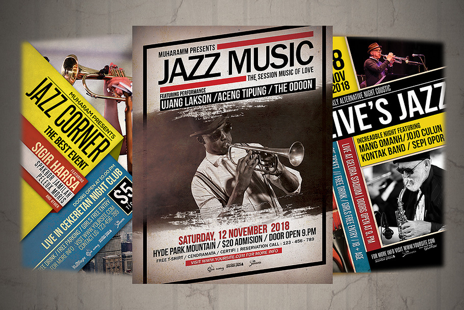 Jazz Flyer / Poster Bundle