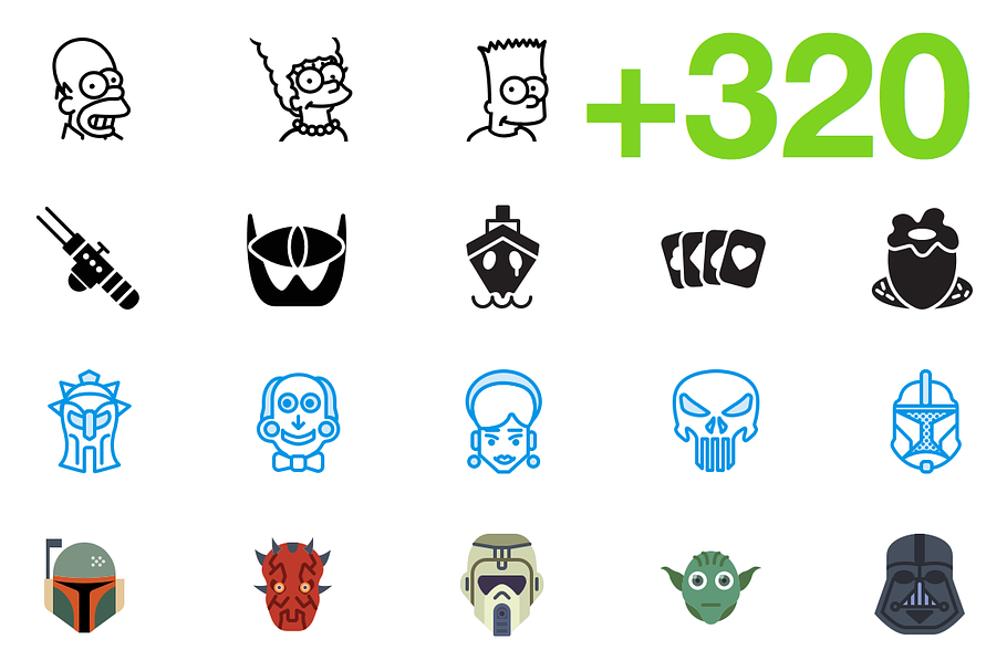 SMASHICONS - 320+ Movie Icons - in Movie Icons - product preview 8