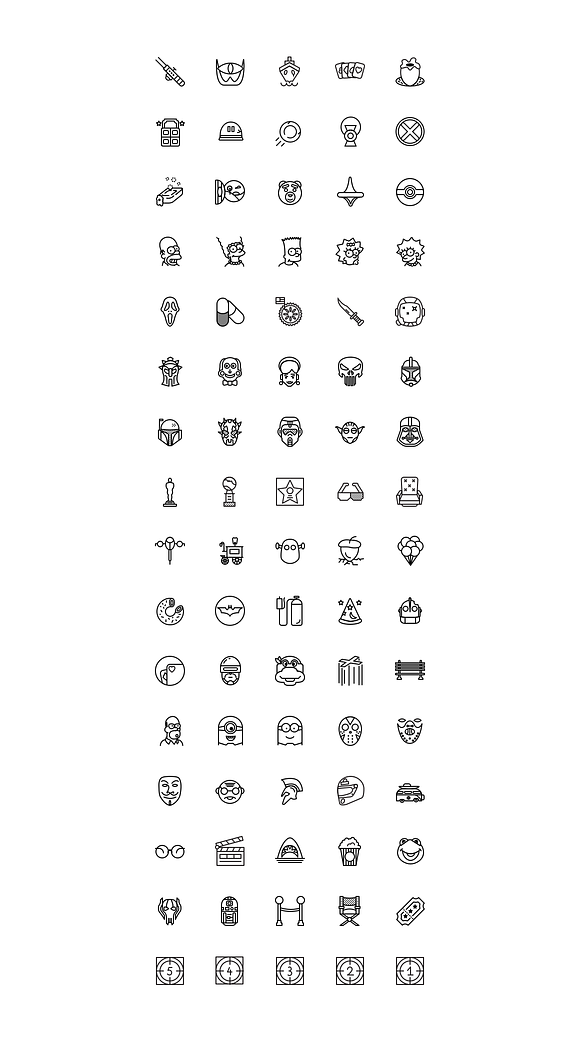 SMASHICONS - 320+ Movie Icons - in Movie Icons - product preview 1