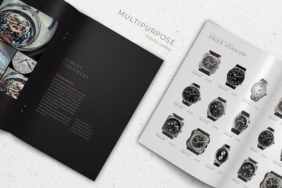 Luxury Brochure Catalog in Brochure Templates - product preview 2