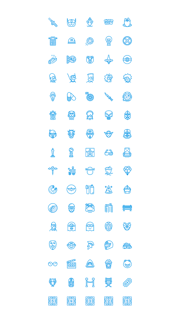 SMASHICONS - 320+ Movie Icons - in Movie Icons - product preview 3