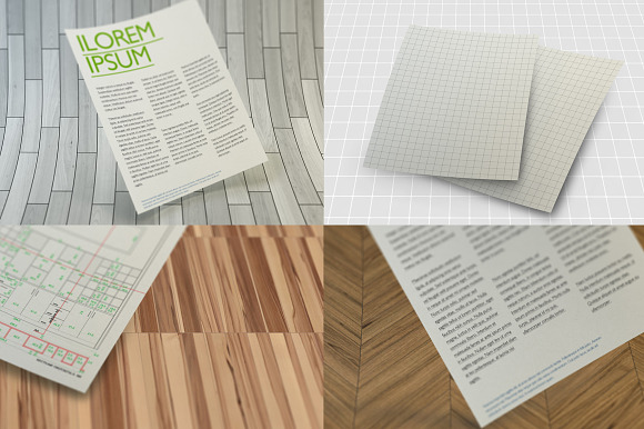 Multipurpose Letter Flyer Mockup in Print Mockups - product preview 2