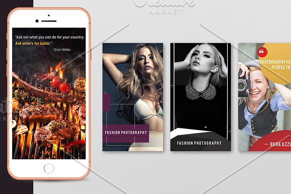 Clean Style Instagram Story Package in Instagram Templates - product preview 1