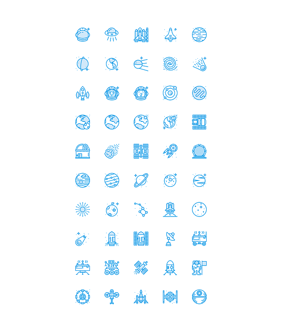 SMASHICONS - 200+ Space Icons - in Space Icons - product preview 3