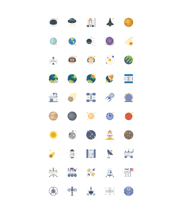 SMASHICONS - 200+ Space Icons - in Space Icons - product preview 4