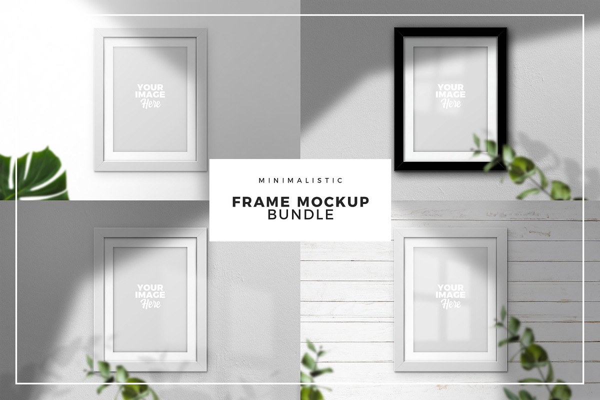 Minimal Frame Mockup Collection in Print Mockups - product preview 8