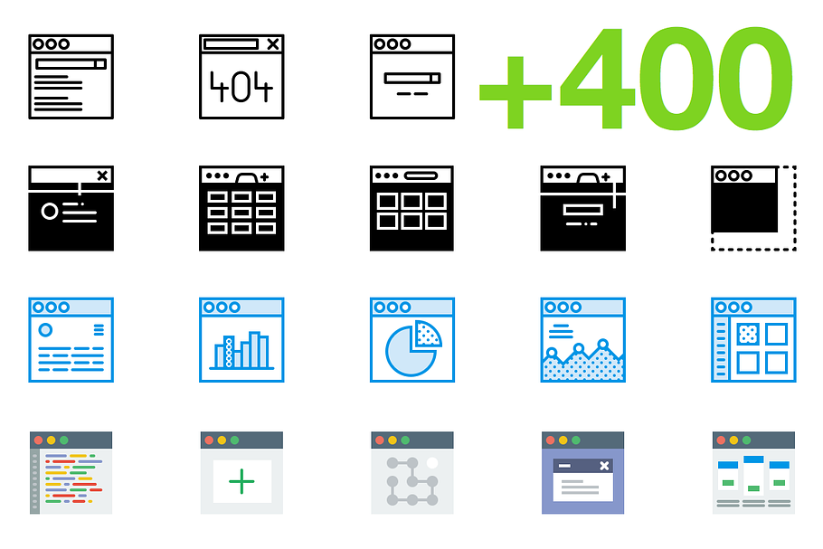 SMASHICONS - 400+ U.I Icons - in Illustrations - product preview 8
