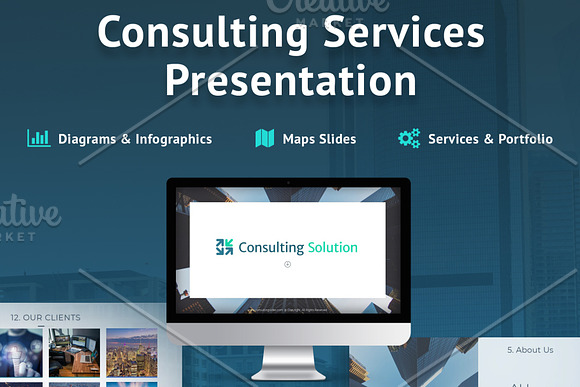 Consulting Service Presentation in PowerPoint Templates - product preview 1