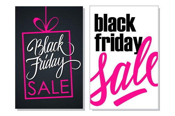 Black Friday Sale Flyers in Flyer Templates - product preview 3