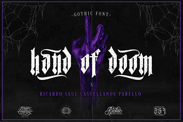 Hand of Doom (Gothic Font)